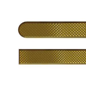 Brass Pyramid Texture Tactile Strip BP1