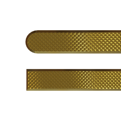 Brass Pyramid Texture Tactile Strip BP1