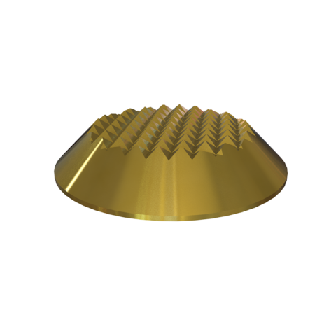 Brass Tactile Stud BE Model Side View