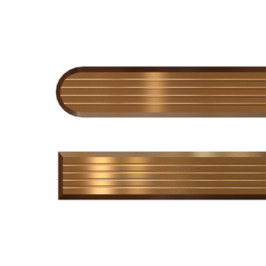 Bronze Groove Textured Tactile Strip BR2