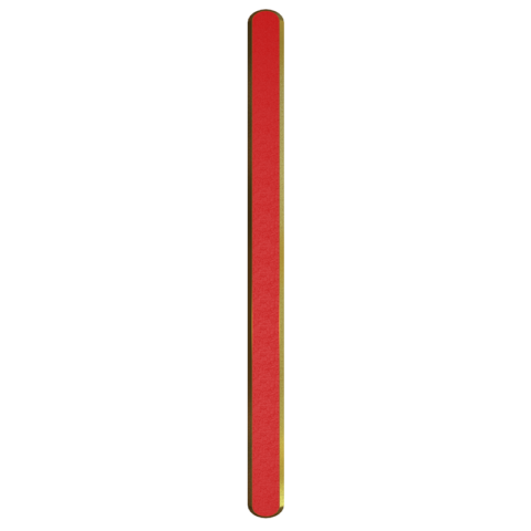 Brass Radiused Tactile Strip Red Insert