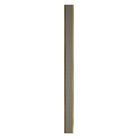 Brass Straight Tactile Strip Black Insert