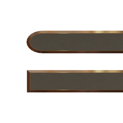 Bronze Strip with Black Anti Slip Insert