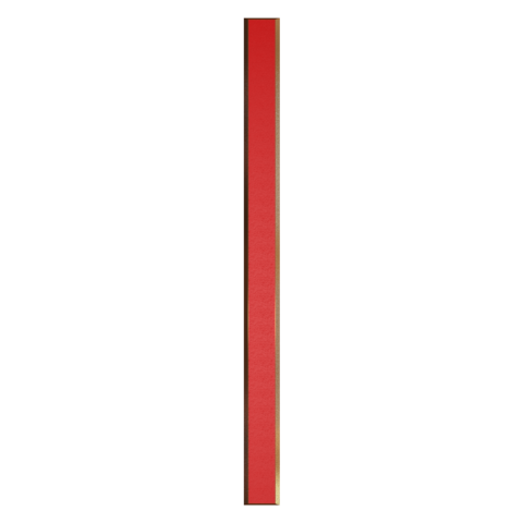 Bronze Straight Tactile Strip Red Insert